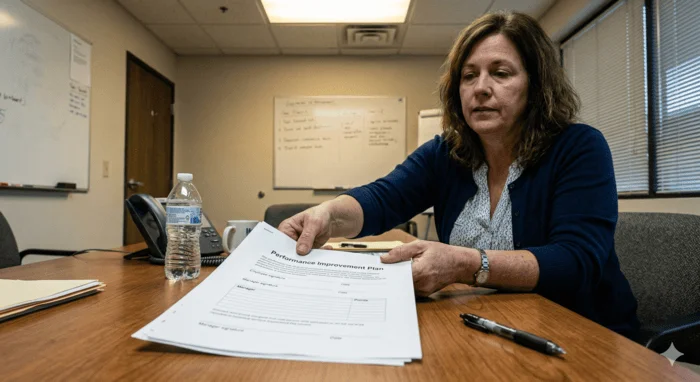 being "managed out" through PIP